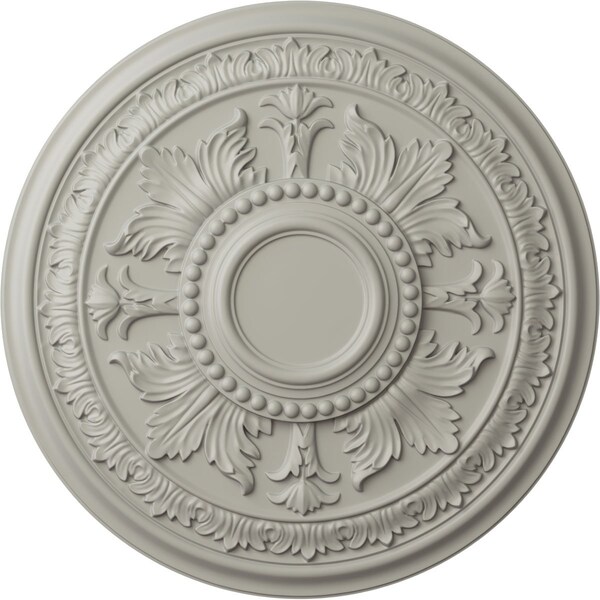 Ekena Millwork Tellson Ceiling Medallion (Fits Canopies up to 6 3/4"), 30 5/8"OD x 2 1/2"P, Pot of Cream CM30TEPCF - main